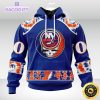 customized nhl new york islanders hoodie special grateful dead skull 3d unisex hoodie