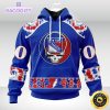 customized nhl new york rangers hoodie special grateful dead skull 3d unisex hoodie