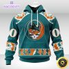 customized nhl san jose sharks hoodie special grateful dead skull 3d unisex hoodie