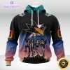 customized nhl san jose sharks hoodie x kiss band design 3d unisex hoodie