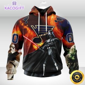 customized nhl st louis blues hoodie specialized darth vader star wars 3d unisex hoodie