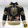 customized nhl vegas golden knights hoodie special paw patrol design 3d unisex hoodie