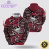 nfl atlanta falcons hoodie jack skellington custom name football 3d hoodie