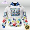 nfl autism hoodie new york giants special autism awareness design 3d unisex hoodie