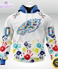 nfl autism hoodie philadelphia eagles special autism awareness design 3d unisex hoodie