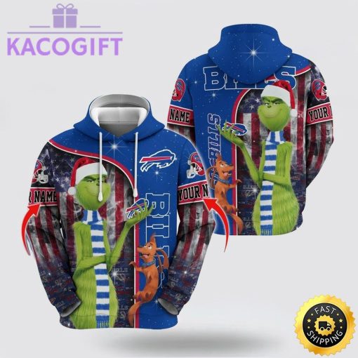 nfl buffalo bills hoodie grinch custom 3d hoodie trending shirt