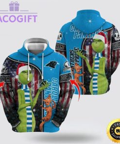 nfl carolina panthers hoodie grinch custom 3d hoodie trending shirt