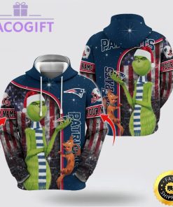 nfl new england patriots hoodie grinch custom 3d hoodie trending shirt