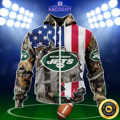 nfl new york jets 3d hoodie usa flag camo realtree hunting gifts for football lover 2