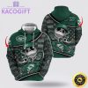 nfl new york jets hoodie jack skellington custom name football 3d hoodie