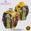 nfl pittsburgh steelers hoodie grinch custom 3d hoodie trending shirt