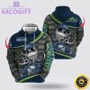 nfl seattle seahawks hoodie jack skellington custom name football 3d hoodie