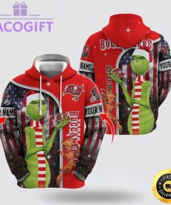 nfl tampa bay buccaneers hoodie grinch custom 3d hoodie trending shirt