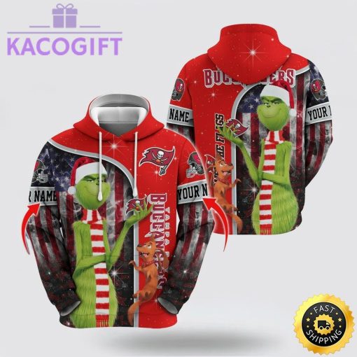 nfl tampa bay buccaneers hoodie grinch custom 3d hoodie trending shirt