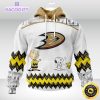 nhl anaheim ducks 3d unisex hoodie special snoopy design unisex hoodie 1