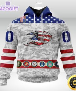 nhl anaheim ducks hoodie armed forces appreciation 3d unisex hoodie 2