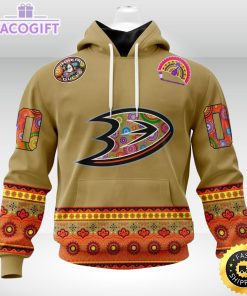 nhl anaheim ducks hoodie jersey hockey for all diwali festival 3d unisex hoodie 2