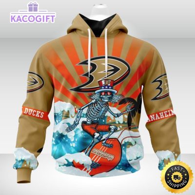 nhl anaheim ducks hoodie specialized kits for the grateful dead 3d unisex hoodie