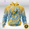 nhl arizona coyotes 3d hoodie mighty warrior fearless against childhood cancers