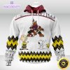 nhl arizona coyotes 3d unisex hoodie special snoopy design unisex hoodie