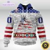 nhl arizona coyotes hoodie armed forces appreciation 3d unisex hoodie 2