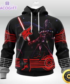 nhl arizona coyotes hoodie specialized darth vader version jersey 3d unisex hoodie 1