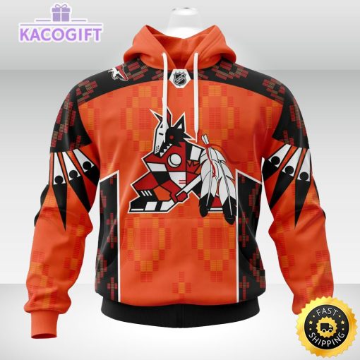 nhl arizona coyotes hoodie specialized design child lives matter 2023 3d unisex hoodie 1