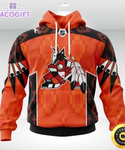 nhl arizona coyotes hoodie specialized design child lives matter 2023 3d unisex hoodie