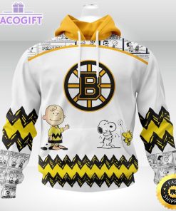 nhl boston bruins 3d unisex hoodie special snoopy design unisex hoodie 2