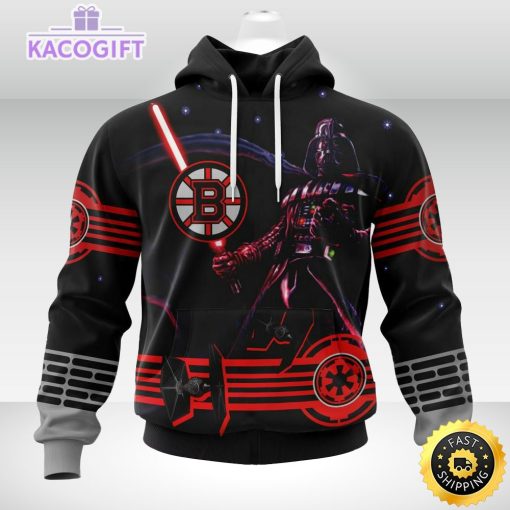 nhl boston bruins hoodie specialized darth vader version jersey 3d unisex hoodie 1