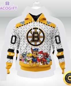 nhl boston bruins special paw patrol 3d unisex hoodie unisex hoodie