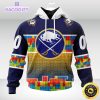 nhl buffalo sabres 3d unisex hoodie autism awareness design unisex hoodie 2