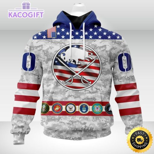 nhl buffalo sabres hoodie armed forces appreciation 3d unisex hoodie 1