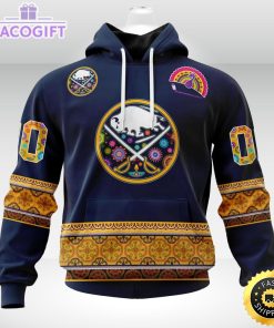 nhl buffalo sabres hoodie jersey hockey for all diwali festival 3d unisex hoodie 2