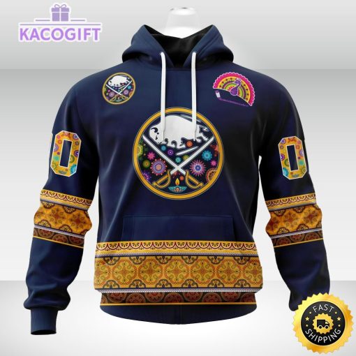 nhl buffalo sabres hoodie jersey hockey for all diwali festival 3d unisex hoodie 2