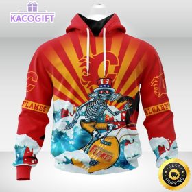 nhl calgary flames hoodie specialized kits for the grateful dead 3d unisex hoodie
