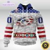 nhl carolina hurricanes hoodie armed forces appreciation 3d unisex hoodie 2