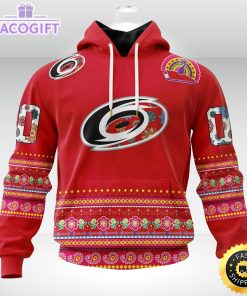 nhl carolina hurricanes hoodie jersey hockey for all diwali festival 3d unisex hoodie 2