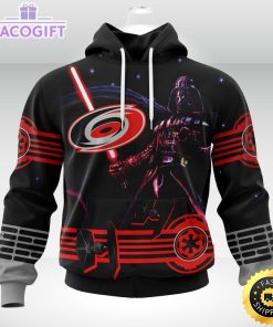 nhl carolina hurricanes hoodie specialized darth vader version jersey 3d unisex hoodie 1