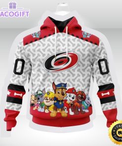 nhl carolina hurricanes special paw patrol 3d unisex hoodie unisex hoodie 2