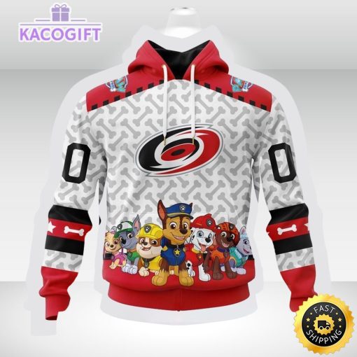 nhl carolina hurricanes special paw patrol 3d unisex hoodie unisex hoodie