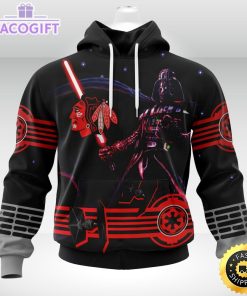 nhl chicago blackhawks hoodie specialized darth vader version jersey 3d unisex hoodie 1