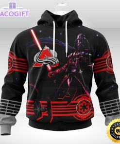 nhl colorado avalanche hoodie specialized darth vader version jersey 3d unisex hoodie 1