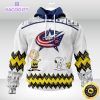 nhl columbus blue jackets 3d unisex hoodie special snoopy design unisex hoodie 1