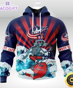 nhl columbus blue jackets hoodie specialized kits for the grateful dead 3d unisex hoodie