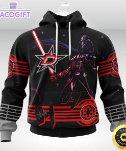 nhl dallas stars hoodie specialized darth vader version jersey 3d unisex hoodie 2