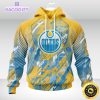 nhl edmonton oilers 3d hoodie mighty warrior fearless against childhood cancers