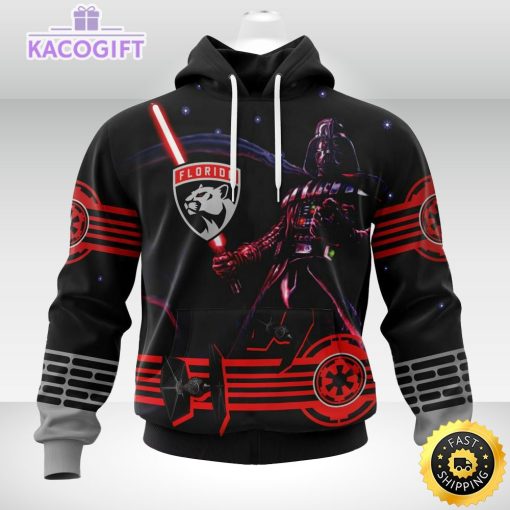 nhl florida panthers hoodie specialized darth vader version jersey 3d unisex hoodie 1