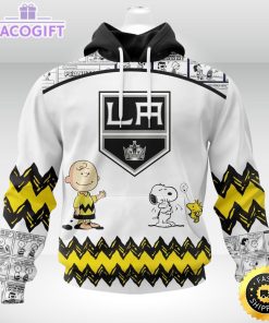 nhl los angeles kings 3d unisex hoodie special snoopy design unisex hoodie 2