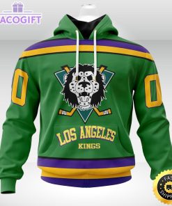 nhl los angeles kings hoodie specialized design x the mighty ducks 3d unisex hoodie 2